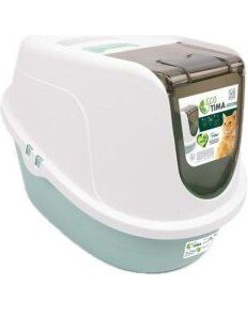 M-Pets Eco Tıma Geri Dönüştürülmüş Kapalı Kedi Tuvaleti L Yeşil