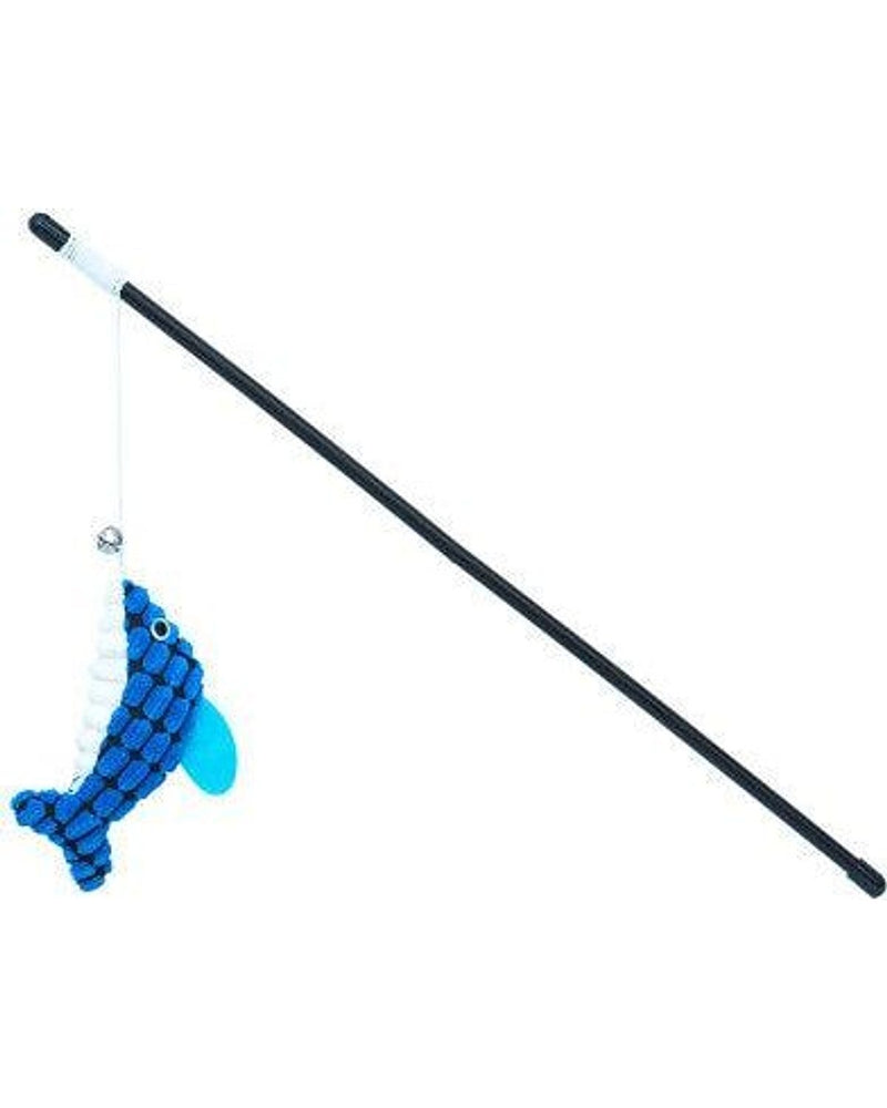 Eastland Catnipli Peluş Balık Uçlu Kedi Oltası 45 cm