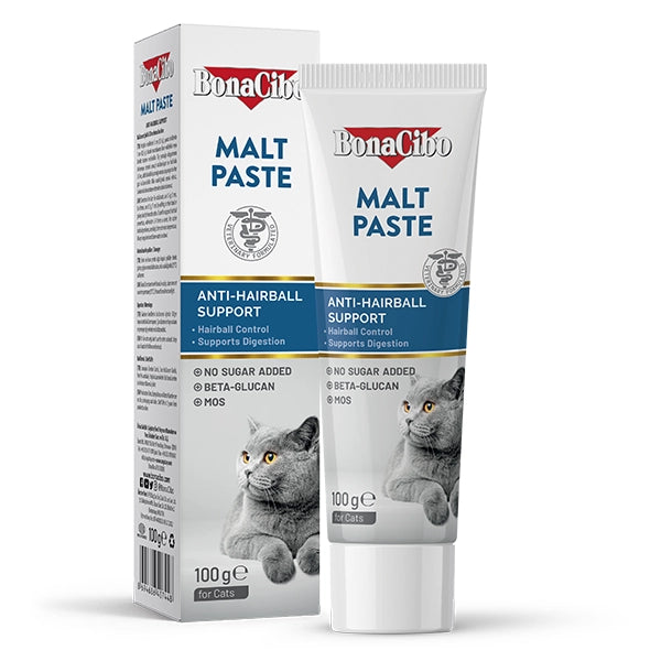 BonaCibo Tüy Yumağı Önleyici Malt Macunu 100 gr x 3