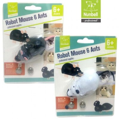 Nunbell Pilli Hareketli Robot Fare Kedi Oyuncağı