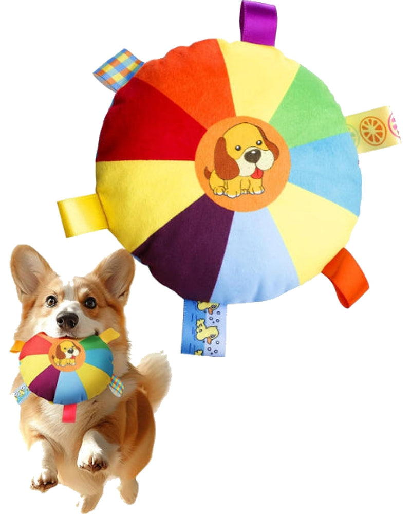 Çıngıraklı Yumuşak Peluş Köpek Frizbisi