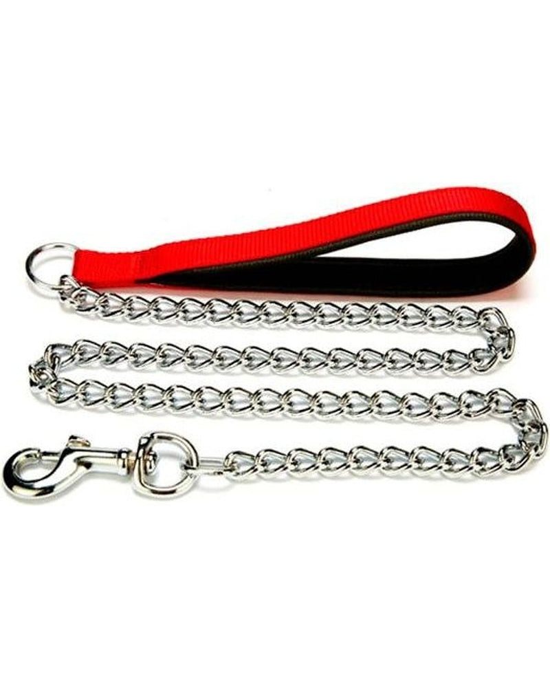 Kumaş Saplı 1 m 3 mm Metal Köpek Gezdirme Zinciri