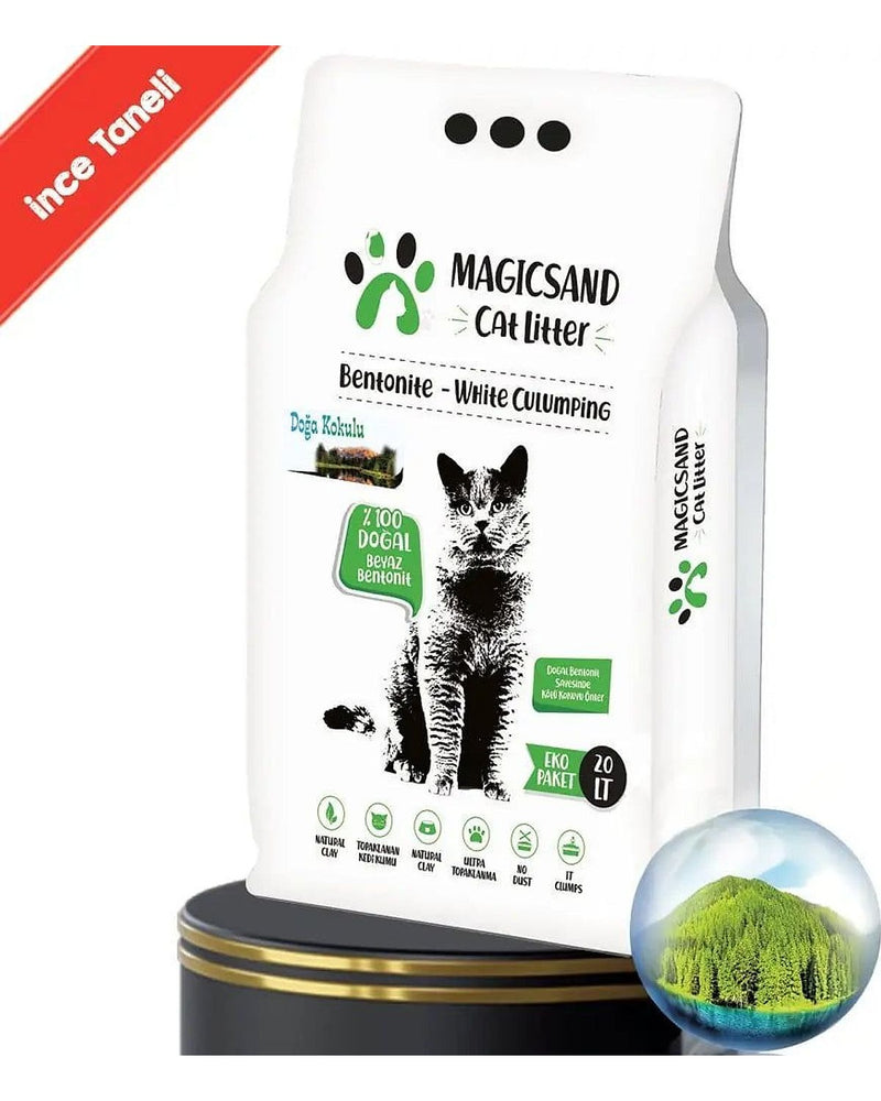 Magicsand Doğa Kokulu İnce Taneli Kedi Kumu 20 L