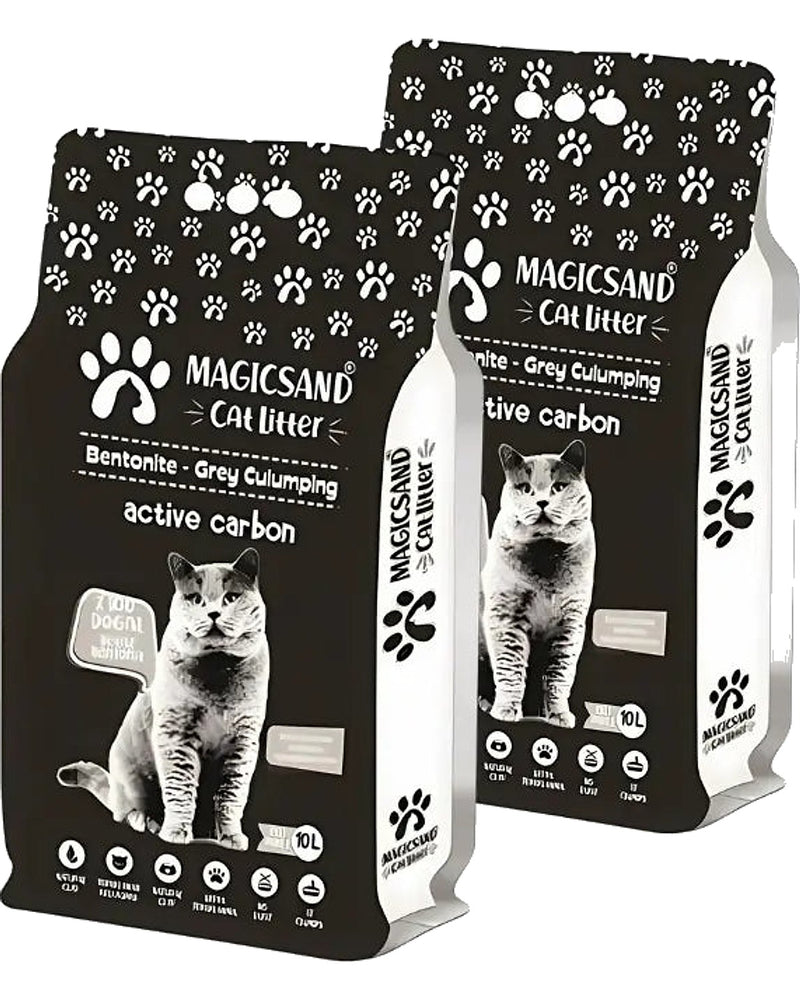 Magicsand Aktif Karbonlu İnce Taneli Kedi Kumu 10 L x 2