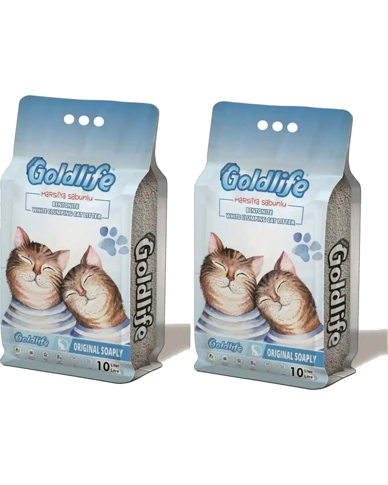 Marsilya Sabunlu Bentonit Kedi Kumu 10 L x 2