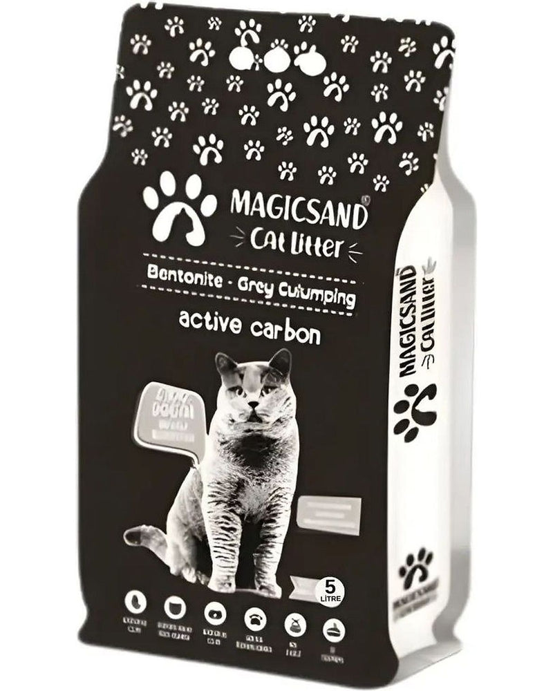 Magicsand Aktif Karbonlu İnce Taneli Topaklanan Kedi Kumu 5 L