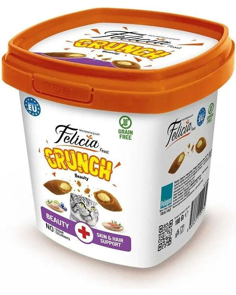 Felicia Beauty Tavuklu Somonlu Tüy Sağlığı Kedi Ödülü 100 gr