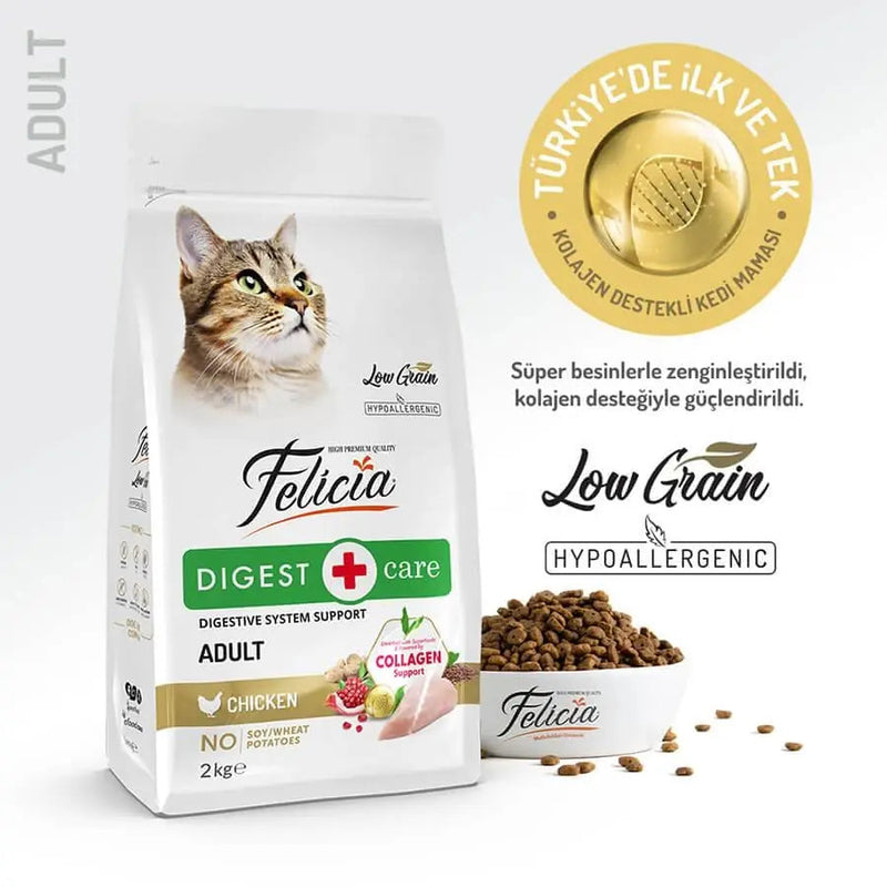 Felicia Tavuklu Hamsili Yetişkin Kedi Kuru Maması 2 kg