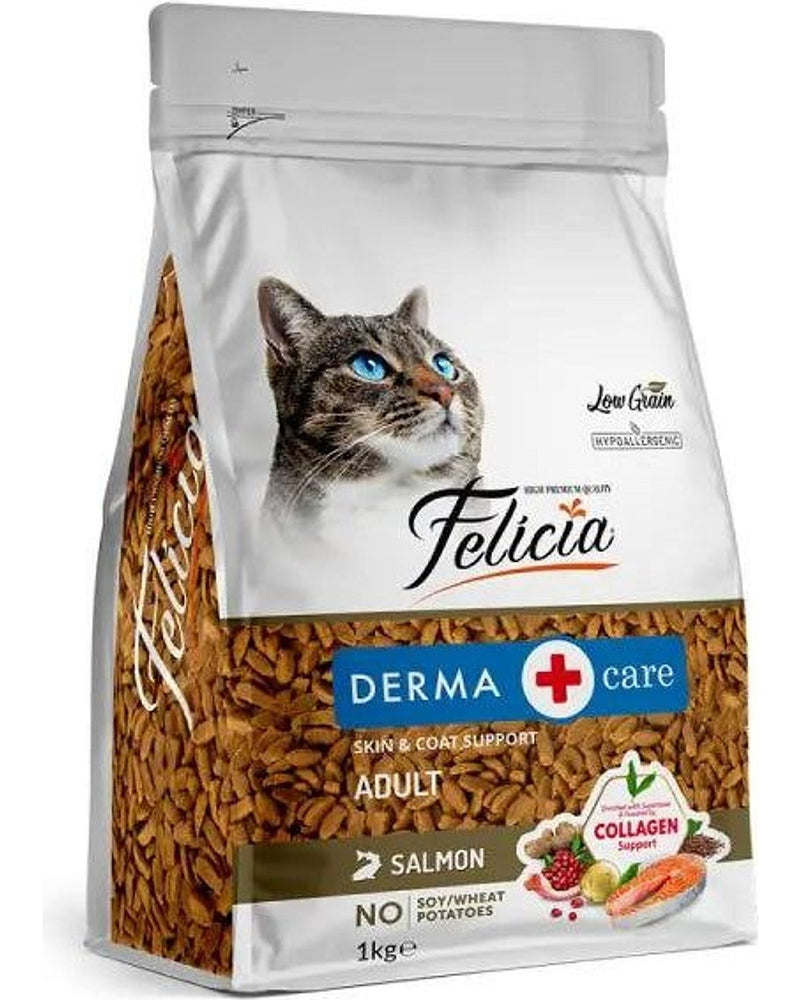 Felicia Kolajenli Somonlu Az Tahıllı Hipoalerjenik Kedi Maması 1 kg