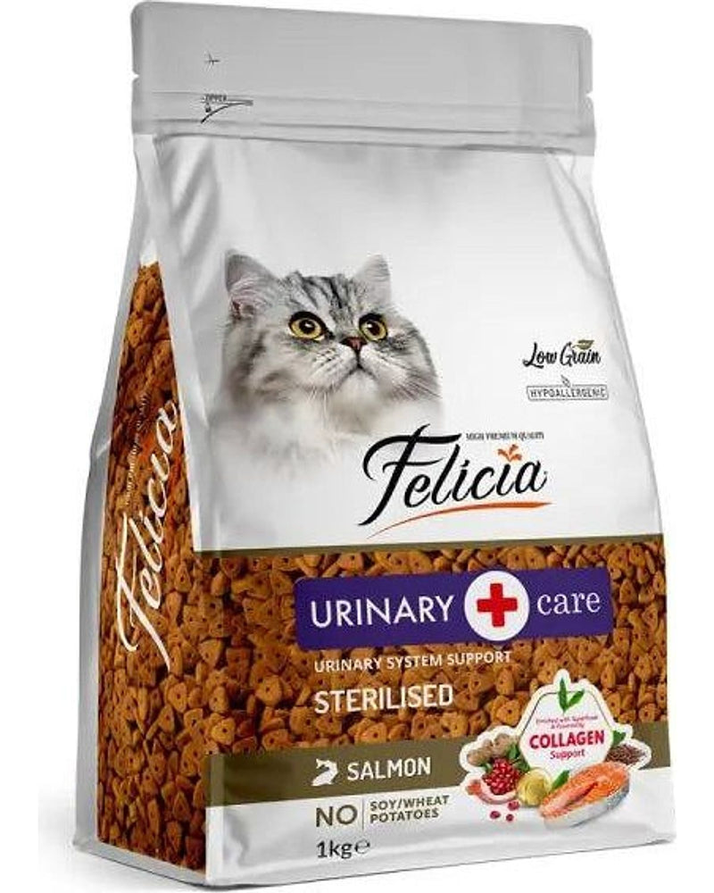 Felicia Kolajenli Somonlu Hipoalerjenik Kısır Kedi Maması 1 kg