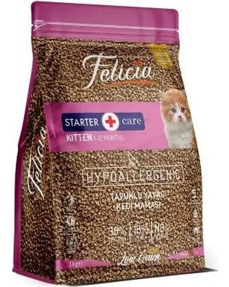 Felicia Tavuklu Düşük Tahıllı Hipoalerjenik Yavru Kedi Maması 1 kg