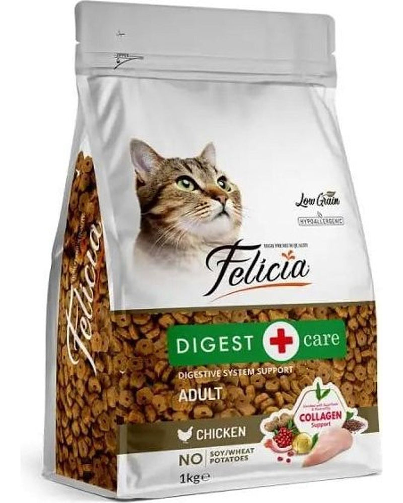Felicia Tavuklu Düşük Tahıllı Hipoalerjenik Yetişkin Kedi Maması 1 kg