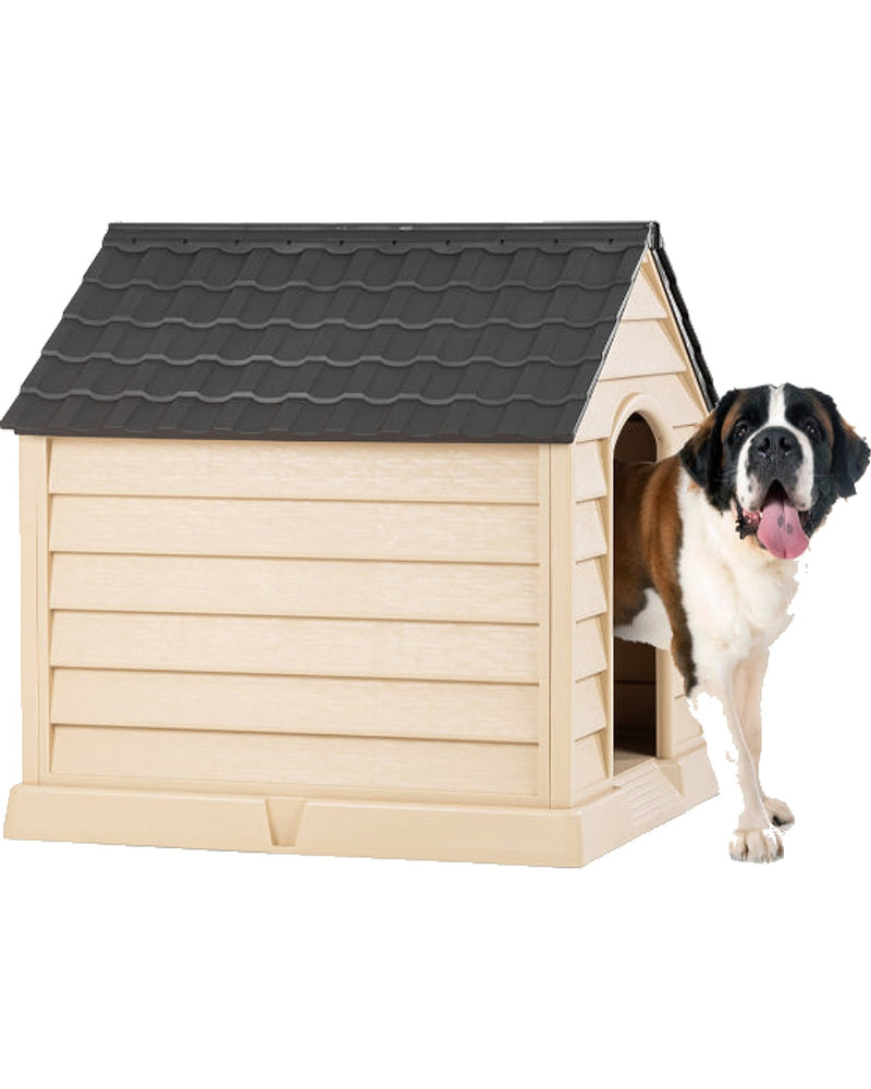 Su Geçirmez 95x95x100 cm Büyük Köpek Kulübesi