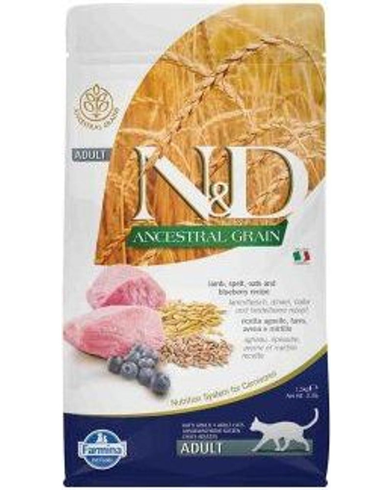 N&D Düşük Tahıllı Kuzu Etli Yetişkin Kedi Maması 1,5 kg