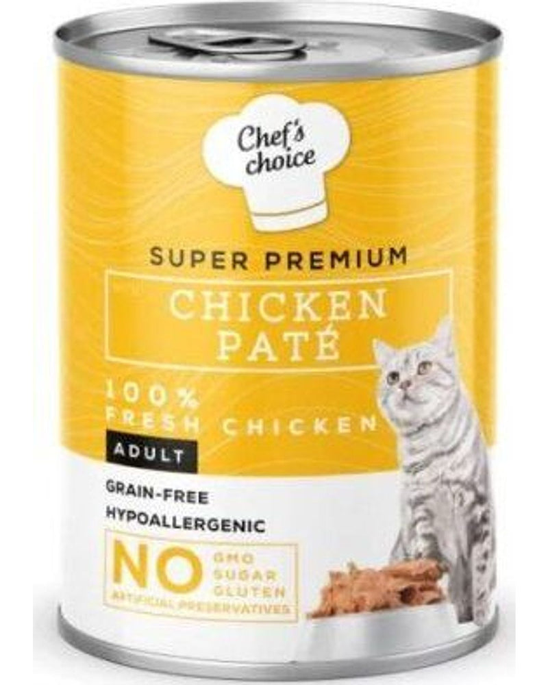 Chef's Choice Tavuklu Tahılsız Ezme Kedi Konservesi 400 gr