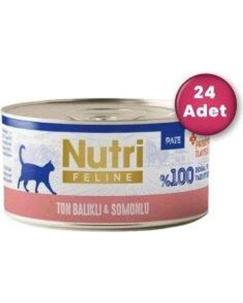 Nutri Feline Ton Balıklı Somonlu Tahılsız Kedi Konservesi 70 gr