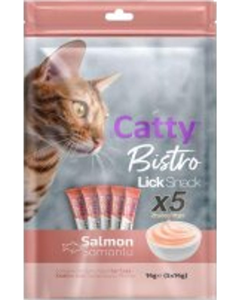 Catty Bistro Somonlu Yetişkin Kedi Krema Ödülü 5 x 14 gr