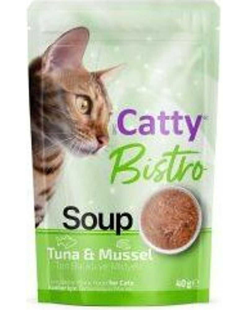 Catty Bistro Ton Balıklı Midyeli Kedi Çorbası 40 gr