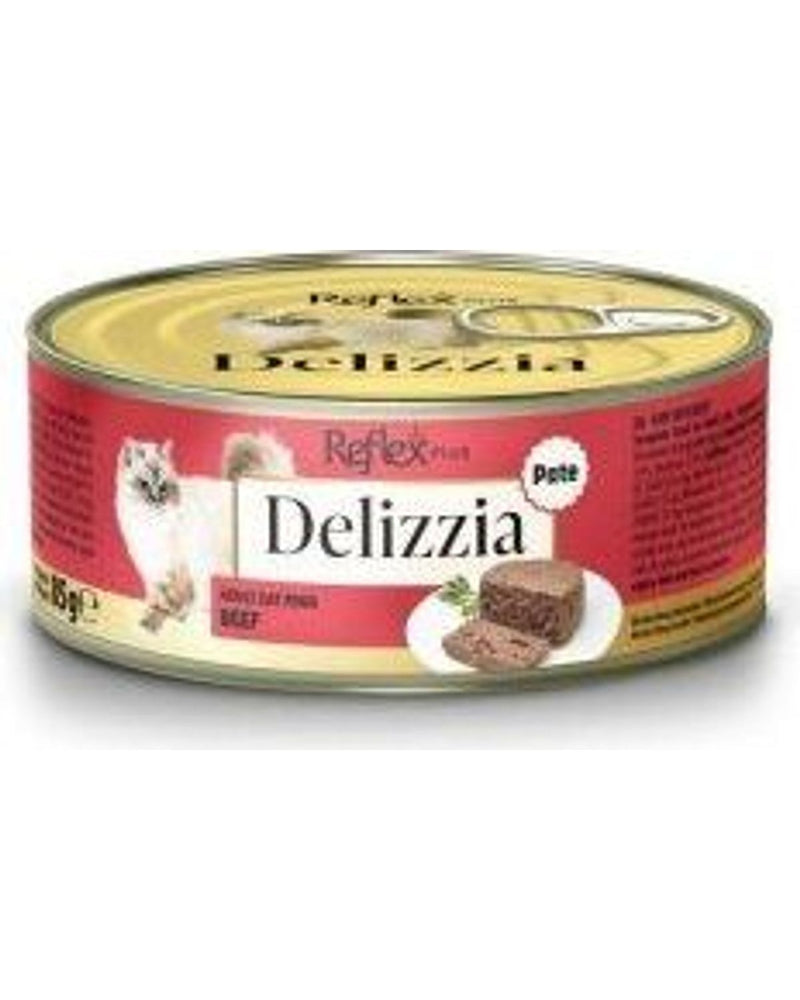 Reflex Plus Delizzia Kıyılmış Dana Etli Kedi Konservesi 85 gr