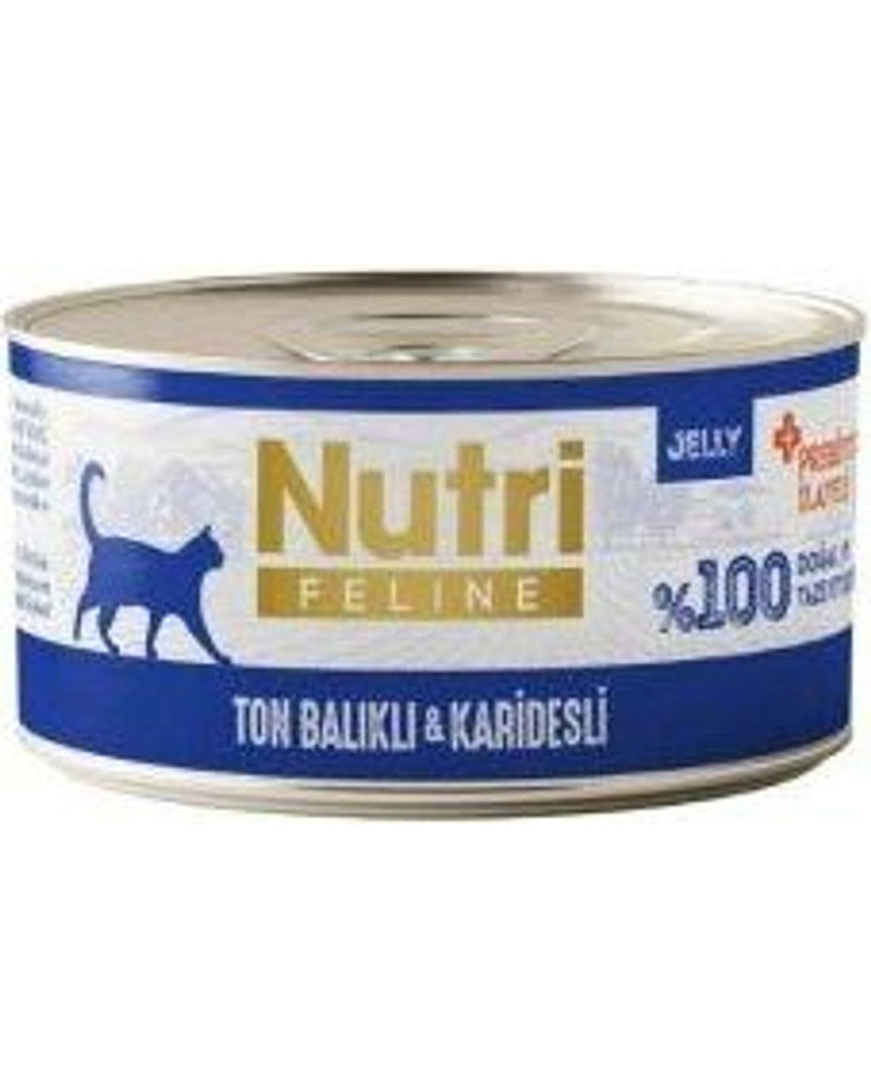 Nutri Feline Ton Balıklı-Karidesli Tahılsız Kedi Konservesi 70 gr