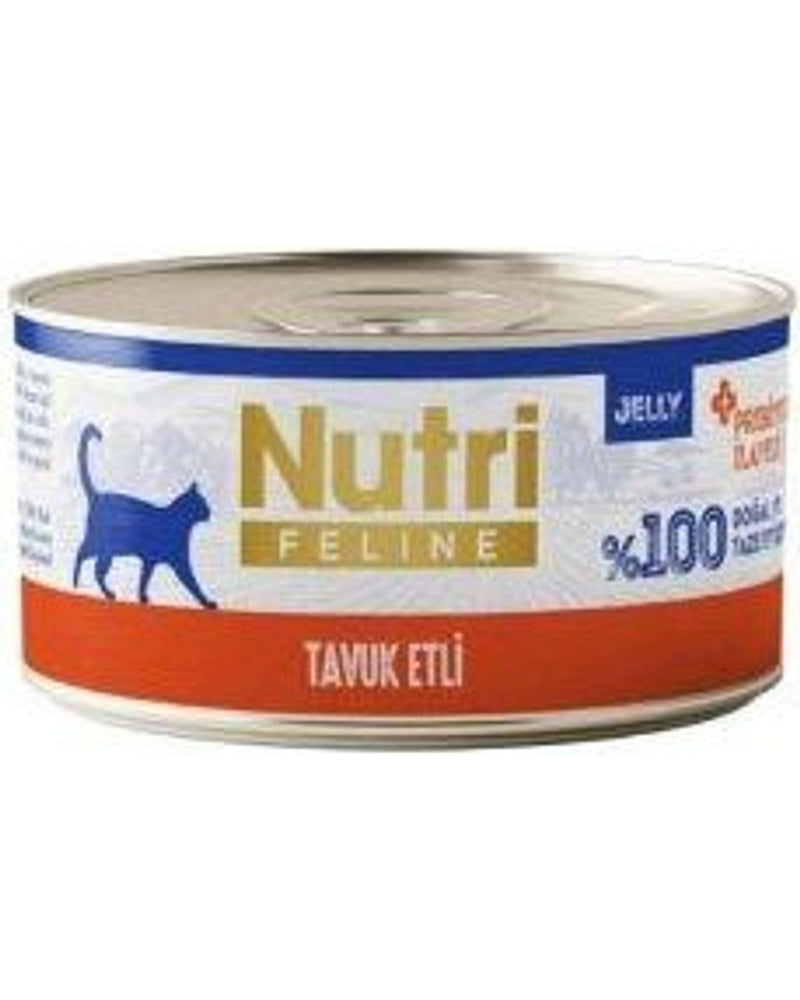 Nutri Feline Jöleli Tavuk Etli Tahılsız Kedi Konservesi 70 gr
