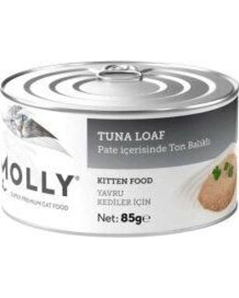 Molly Pate Ton Balıklı Tahılsız Yavru Kedi Konservesi 85 gr