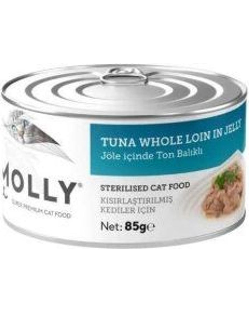 Molly Jöleli Ton Balıklı Kısırlaştırılmış Kedi Konservesi 85 gr