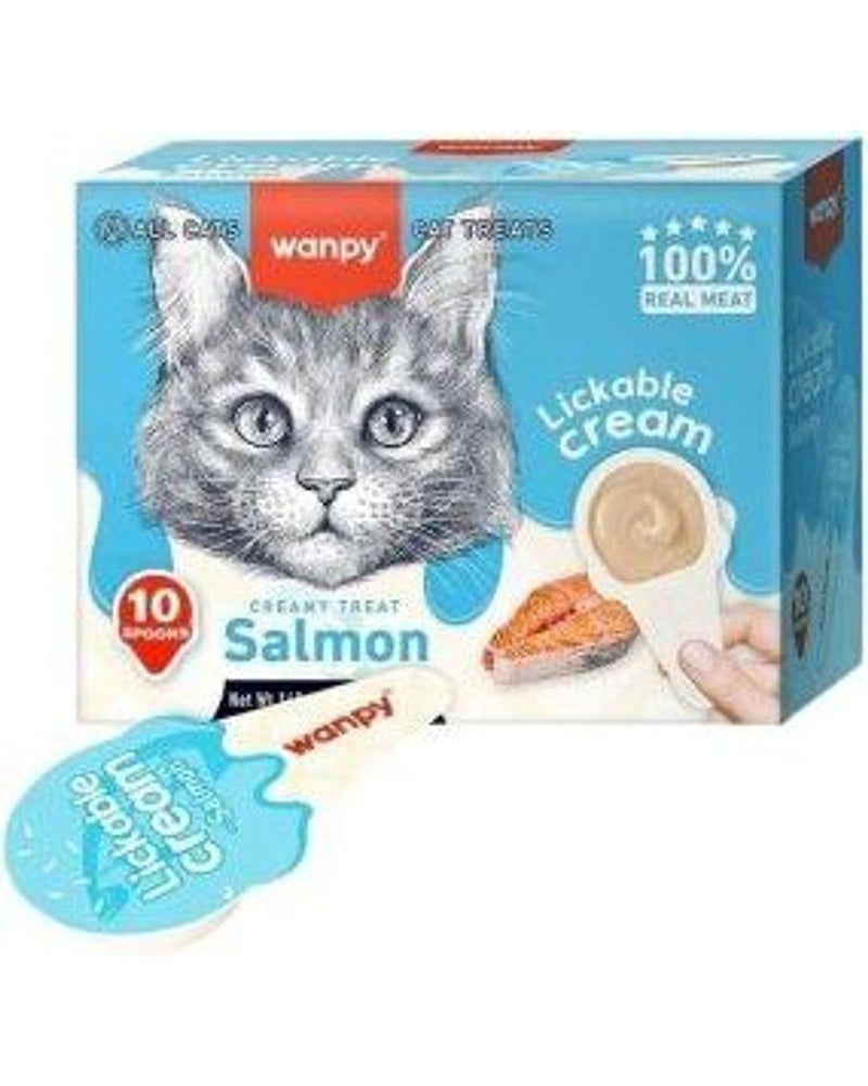 Wanpy Somonlu Kaşık Krema Kedi Ödülü 10x16 gr