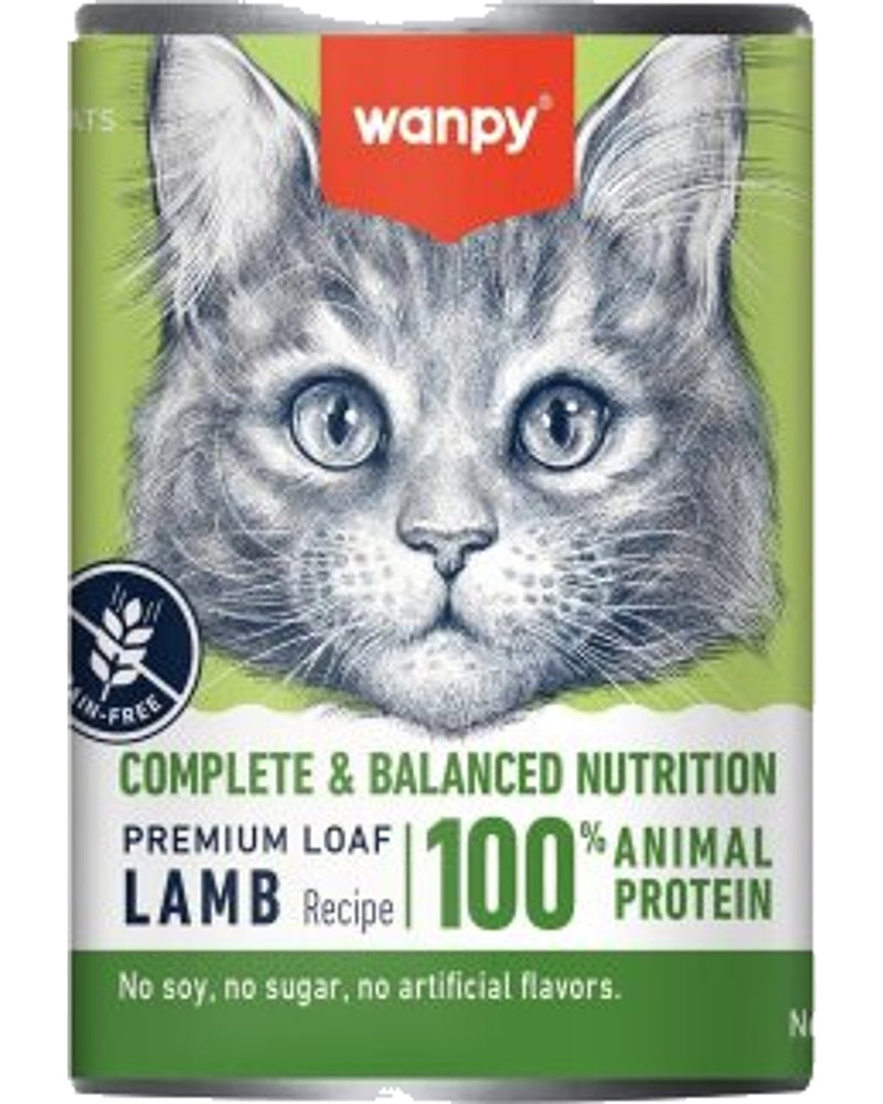 Wanpy Kuzulu Tahılsız Yetişkin Kedi Konservesi 375 gr