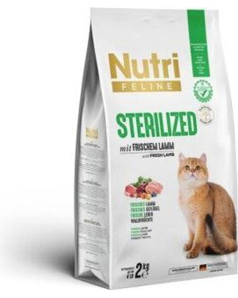 Nutri Feline Kuzulu Düşük Tahıllı Kısırlaştırılmış Kedi Maması 2 kg