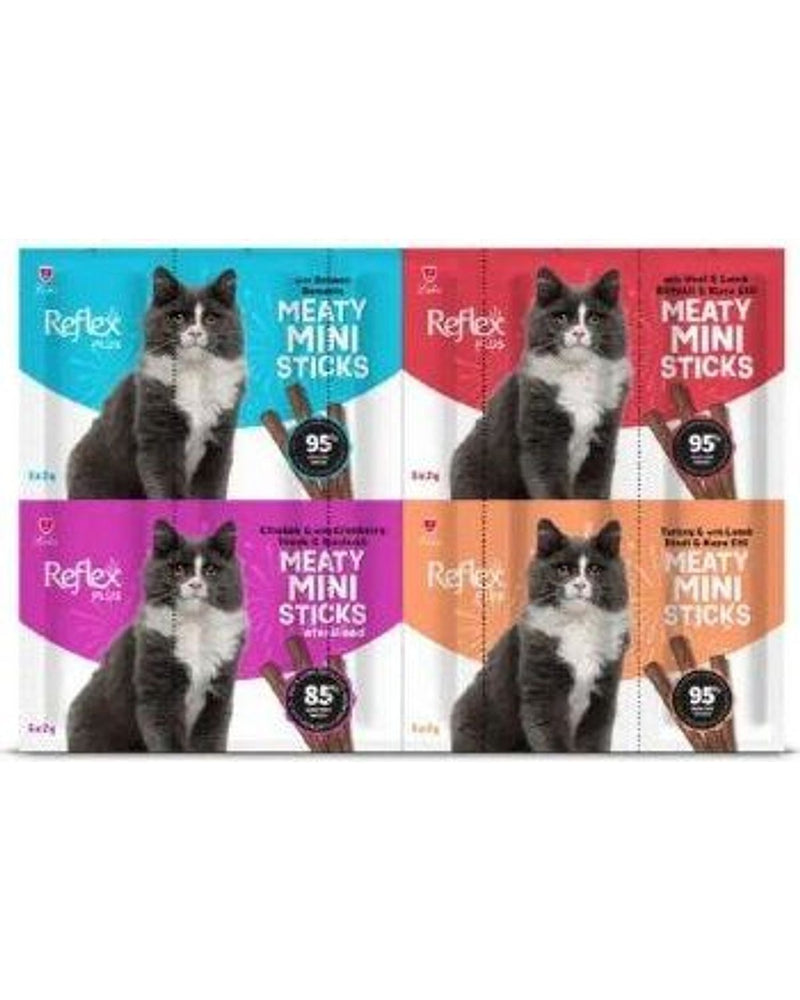 Reflex Plus Mini Mix 4 Etli Kedi Ödül Maması 40 gr (20'li)