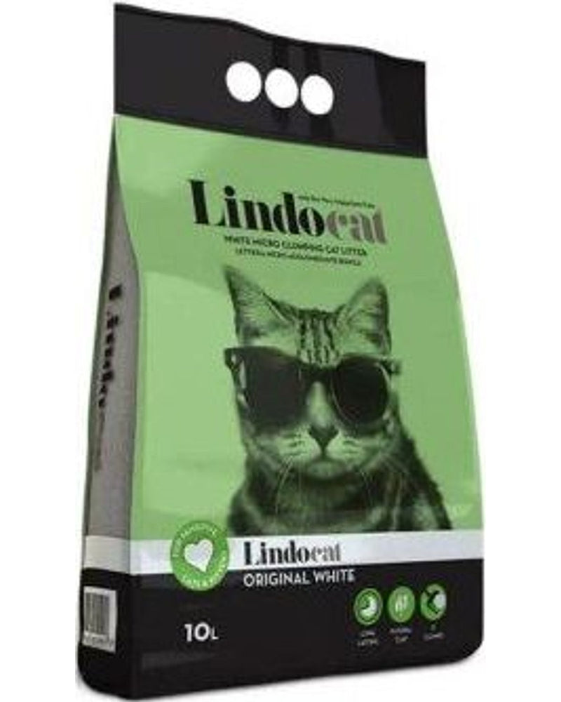 Lindocat Original İnce Taneli Kokusuz Topaklanan Bentonit Kumu 10 L