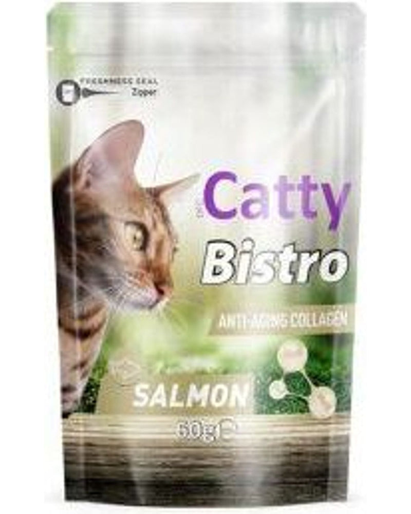 Catty Bistro Kolajenli Somonlu Yaşlı Kedi Ödülü 60 gr