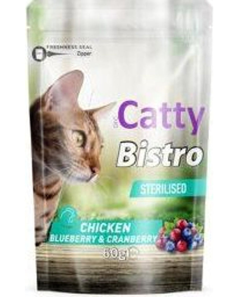 Catty Bistro Tavuklu Kısırlaştırılmış Kedi Ödülü 60 gr