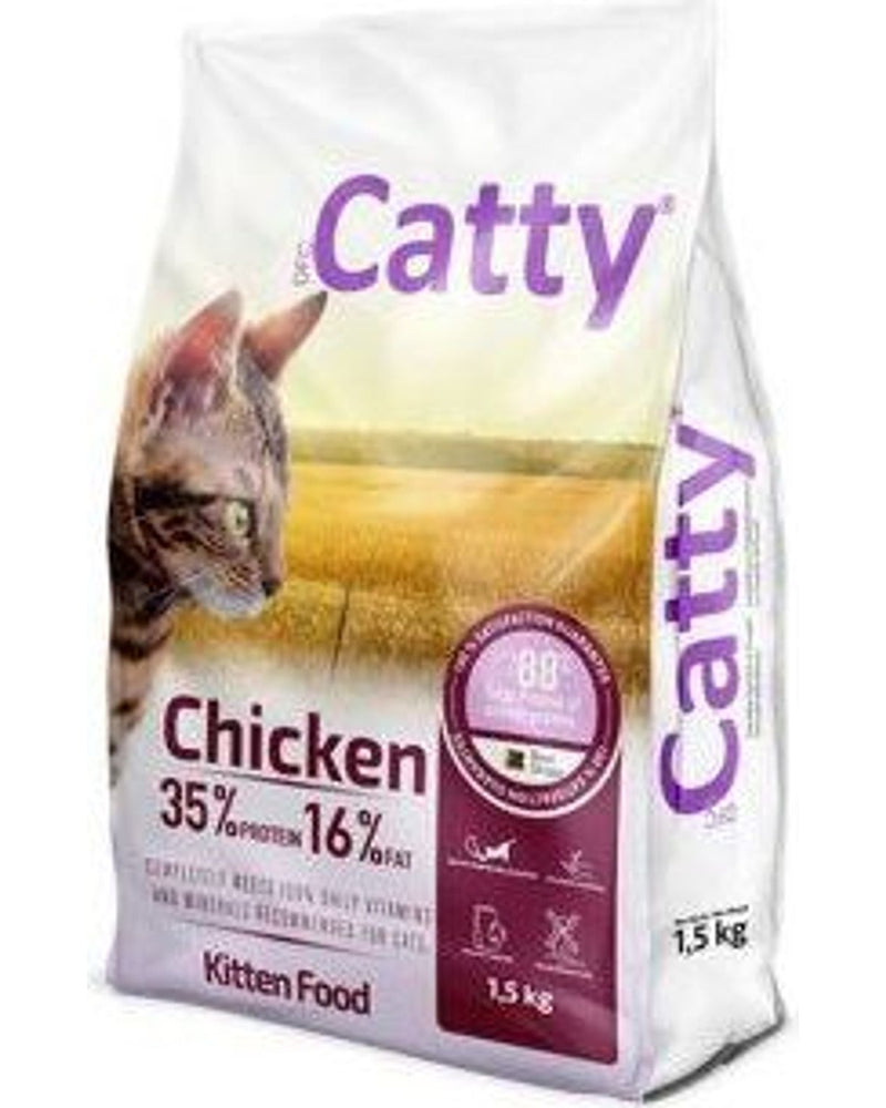 Catty Tavuklu Yavru Kedi Maması 1,5 kg