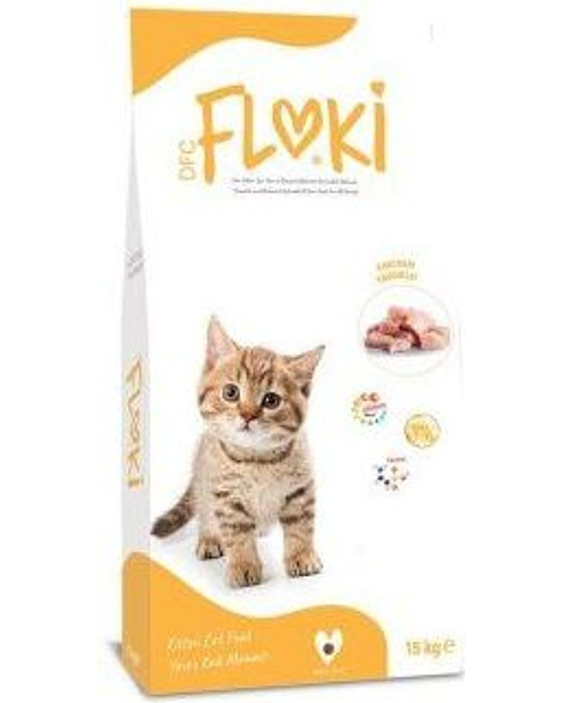 Floki Tavuklu Yavru Kedi Maması 15 kg