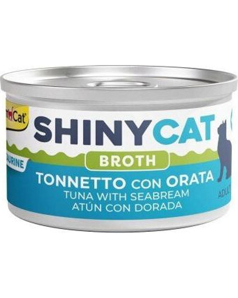 Gimcat ShinyCat Soslu Ton ve Çipura Balıklı Kedi Konservesi 70 gr