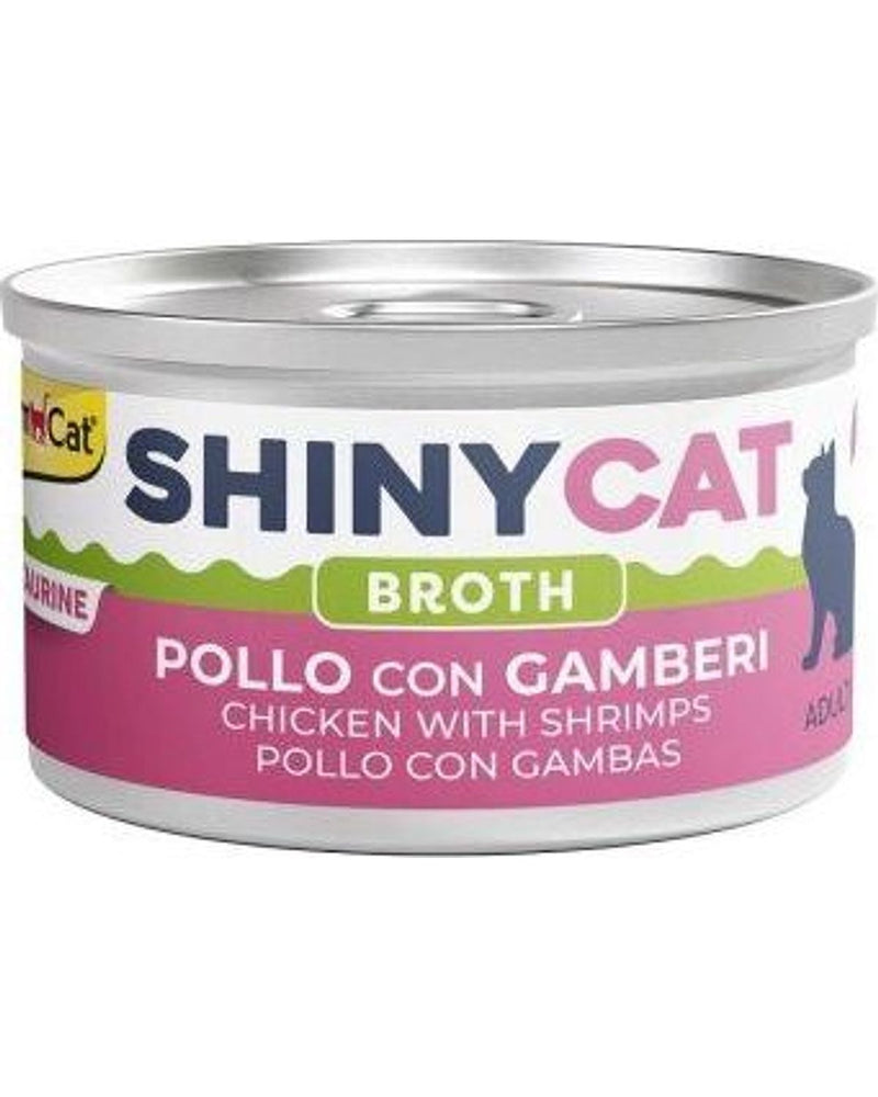 Gimcat ShinyCat Soslu Tavuk ve Karidesli Kedi Konservesi 70 gr