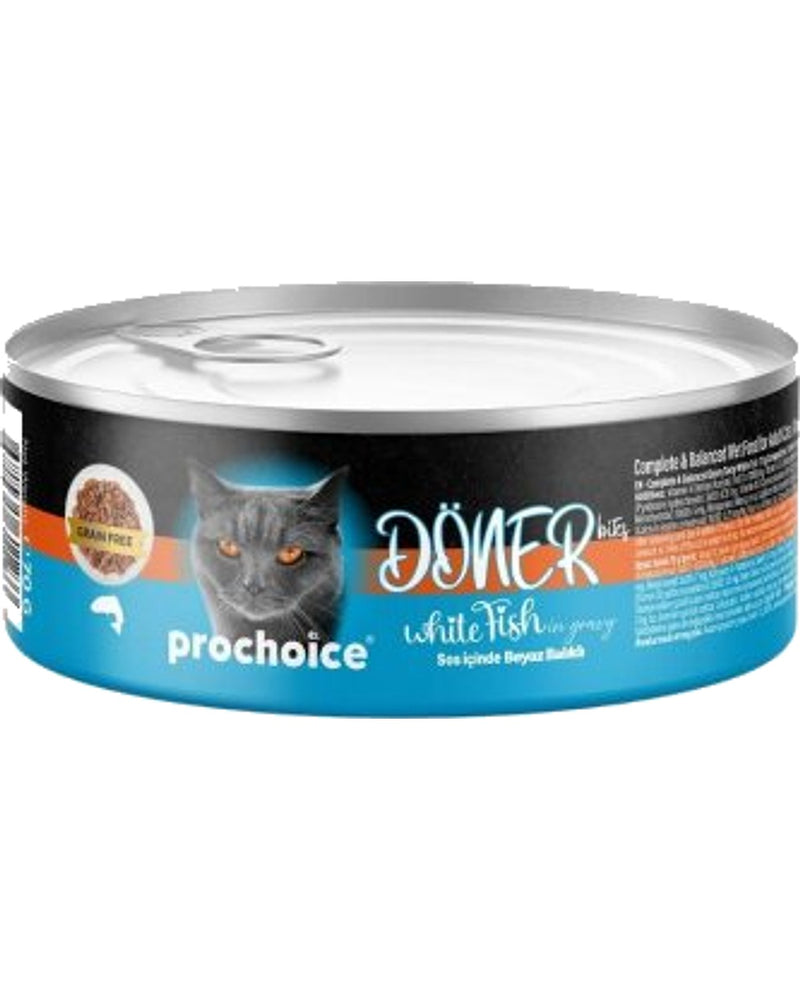 Prochoice Sos İçinde Beyaz Balıklı Yetişkin Kedi Konservesi 70 gr