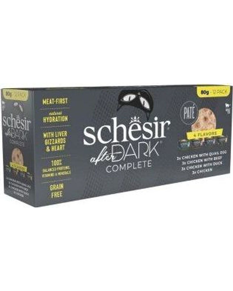 Schesir After Dark Et Suyunda Karışık Pate Konserve 12 x 80 gr