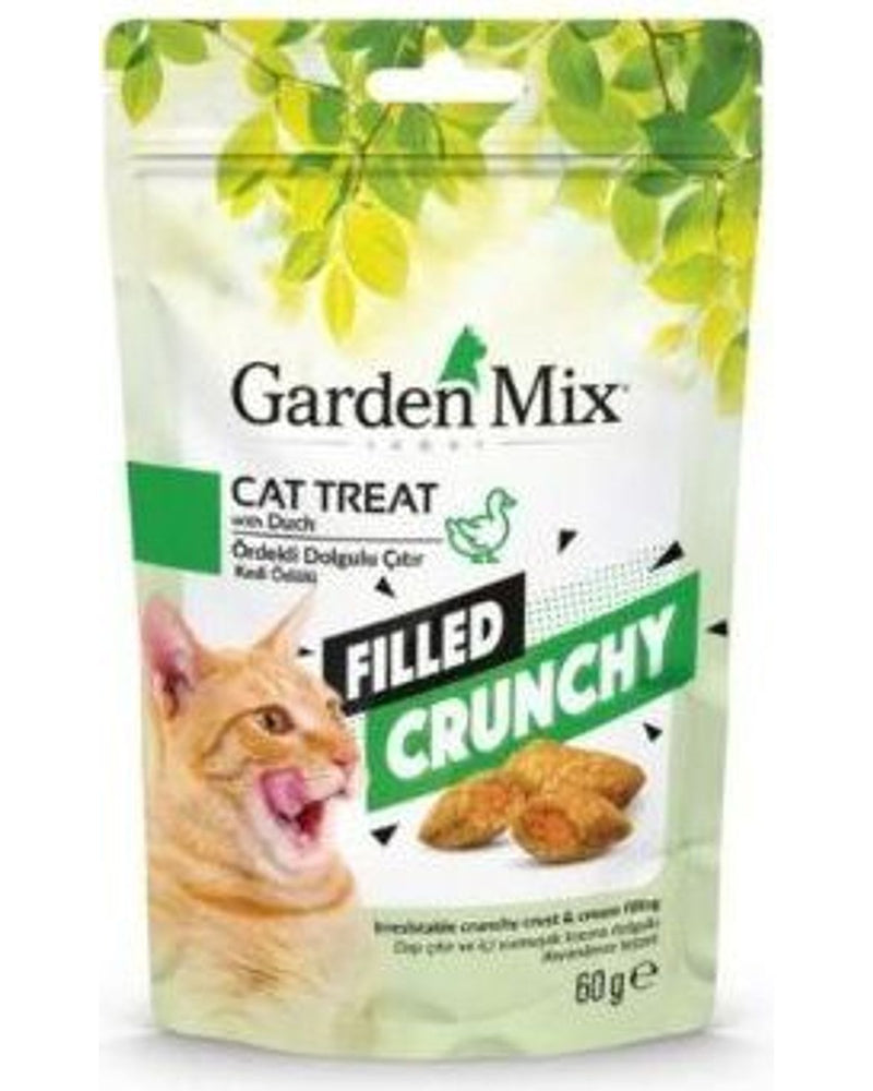 Garden Mix İçi Krema Dolgulu Ördekli Kedi Ödülü 60 gr