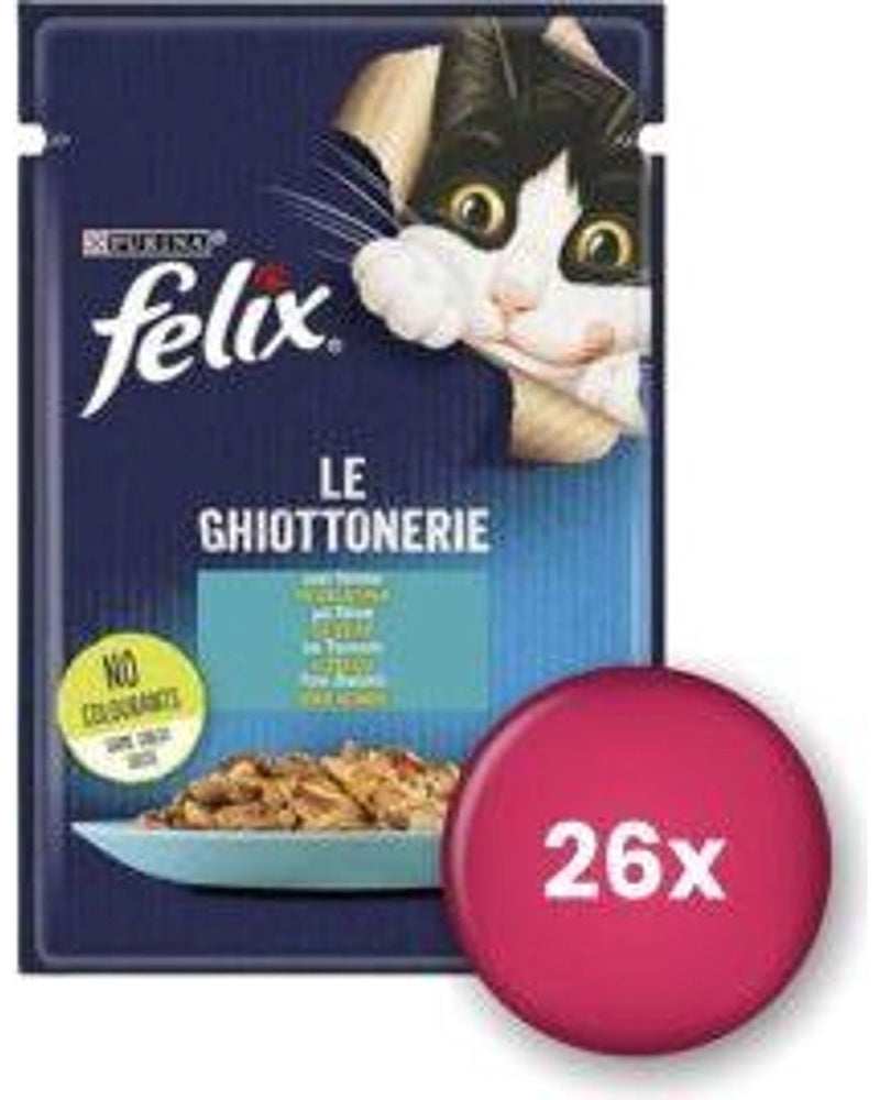 Felix Jöleli Ton Balıklı Yetişkin Kedi Konservesi 85 gr x 26