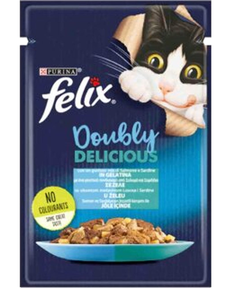 Felix Somonlu ve Sardalyalı Yetişkin Kedi Konservesi 85 gr