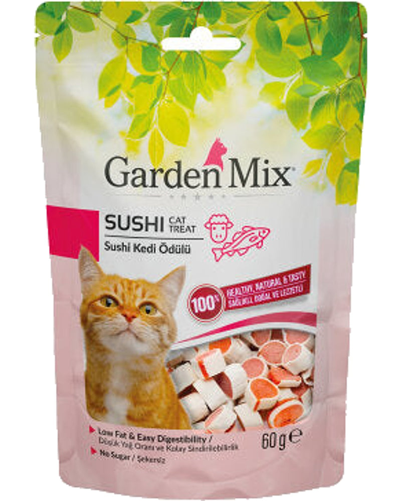 Garden Mix Kuzulu Sushi Kuru Kedi Ödülü 60 gr
