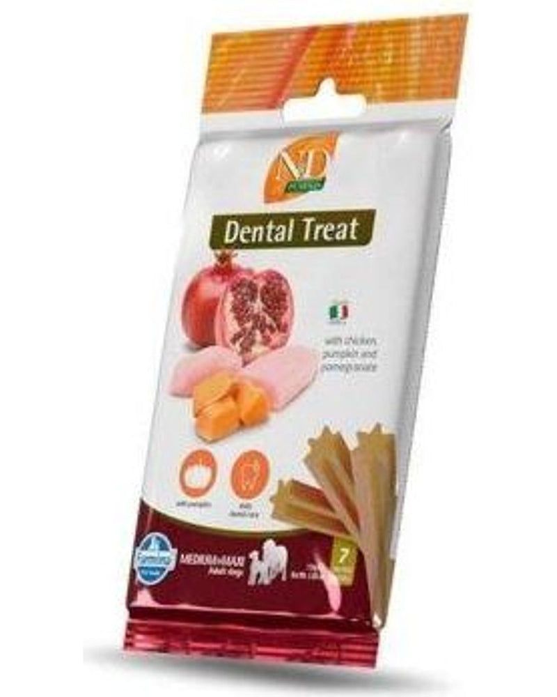 N&D Tavuklu Balkabaklı Dental Köpek Ödülü Orta/Maxi 100 gr