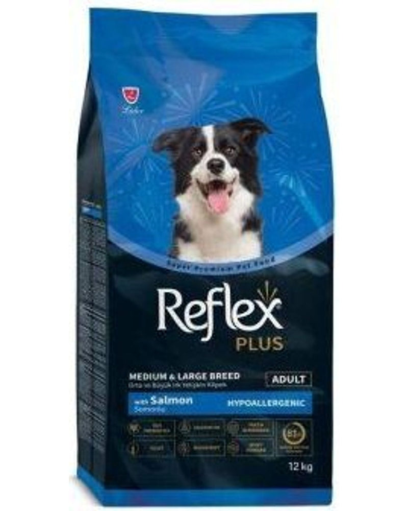Reflex Plus Somonlu Hipoalerjenik Büyük Irk Köpek Maması 12 kg