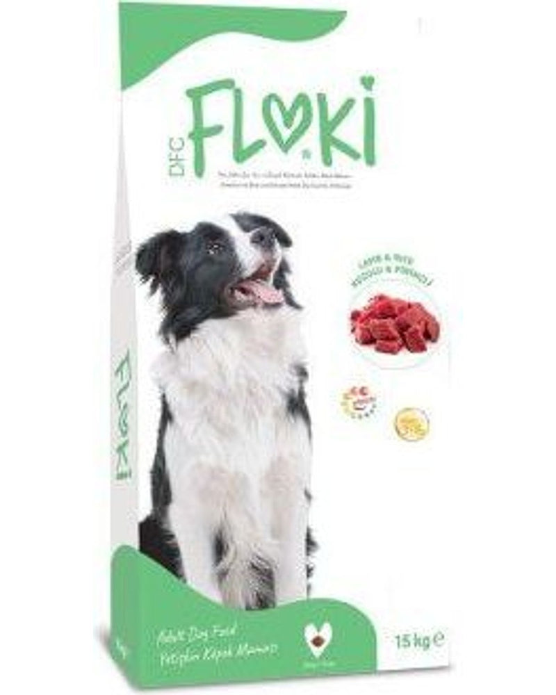 Floki Kuzulu ve Pirinçli Yetişkin Köpek Maması 15 kg