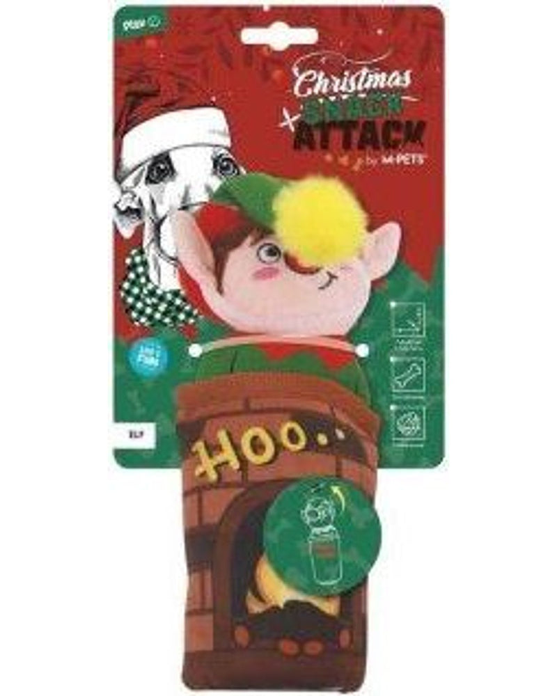 M-Pets Ödül Hazneli Sesli Peluş Köpek Oyuncağı (Elf)