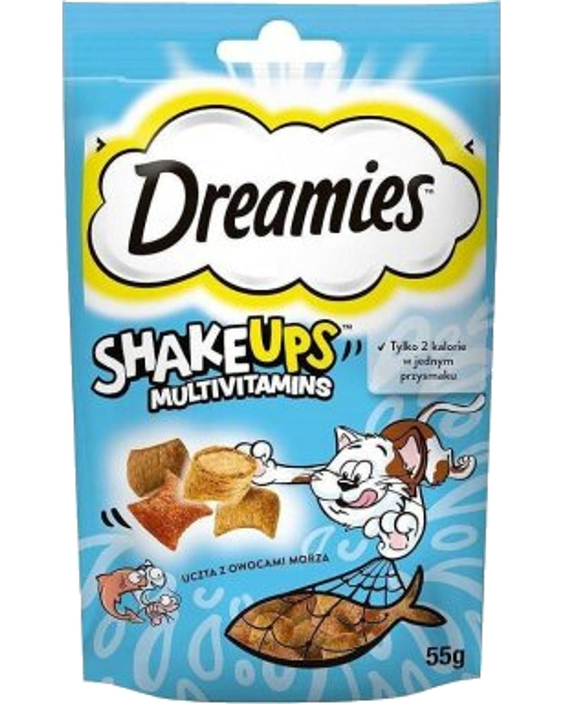 Dreamies Shake Ups Deniz Mahsullü Çıtır Kedi Ödülü 55 gr