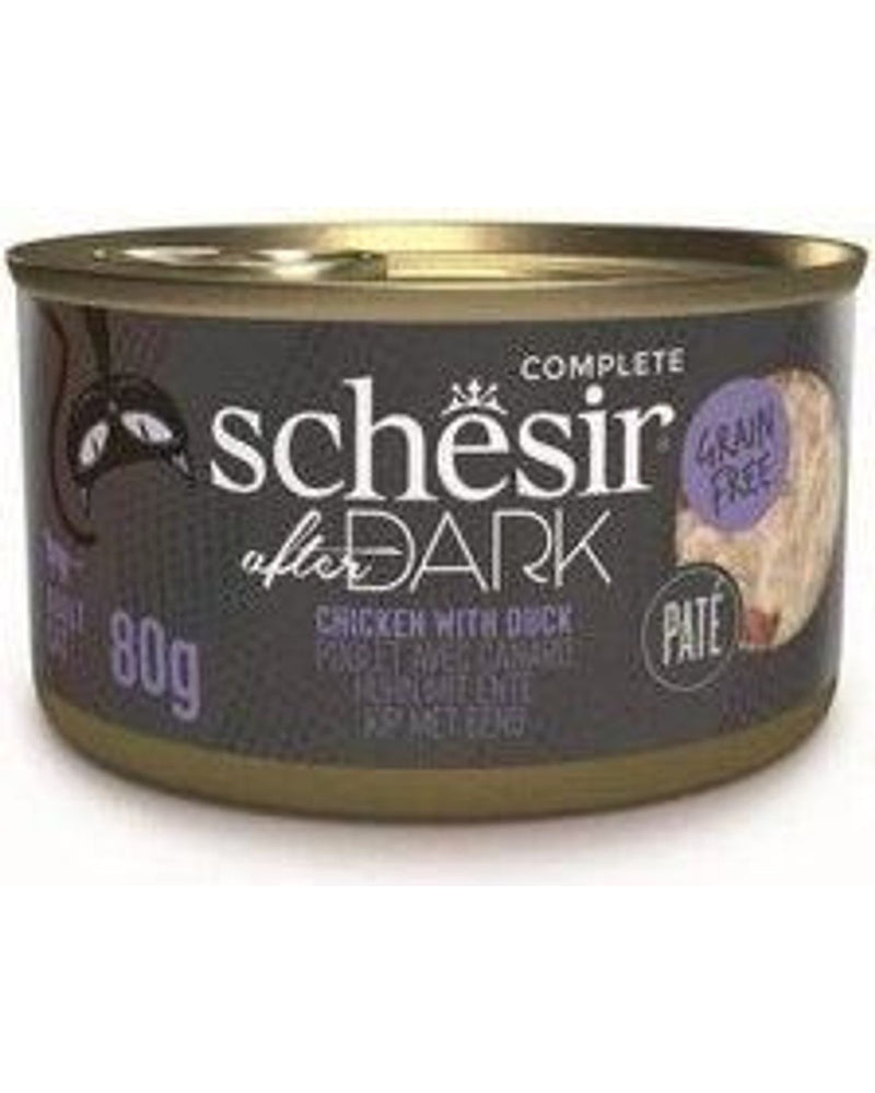 Schesir After Dark Pate Tavuk ve Ördek Etli Kedi Konservesi 80 gr